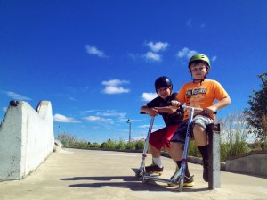 Creed & Traben, ready take on the skate park where we spend time almost every, single day...